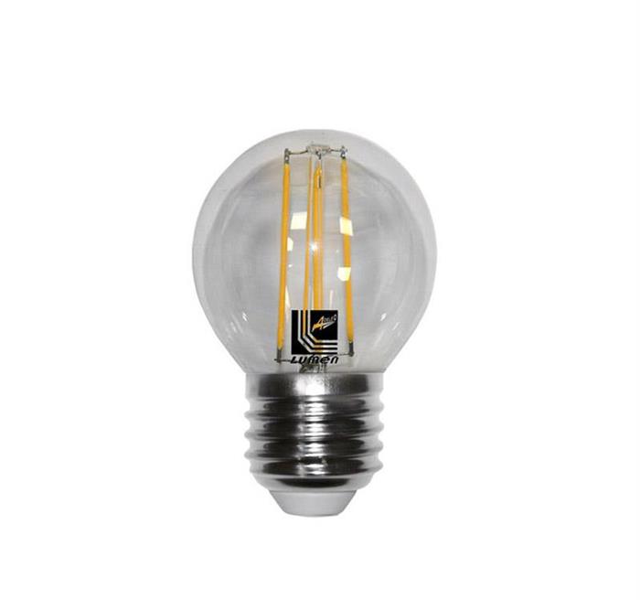 DAB BEC LED DECORATIV COG SFERIC CLAR E27 4W L.CALDA