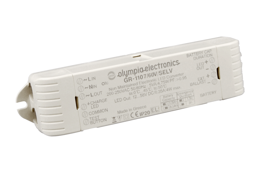 KIT ILUM URGENTA LED DRIVERS 1.5h GR-1107/60V/C/B-973