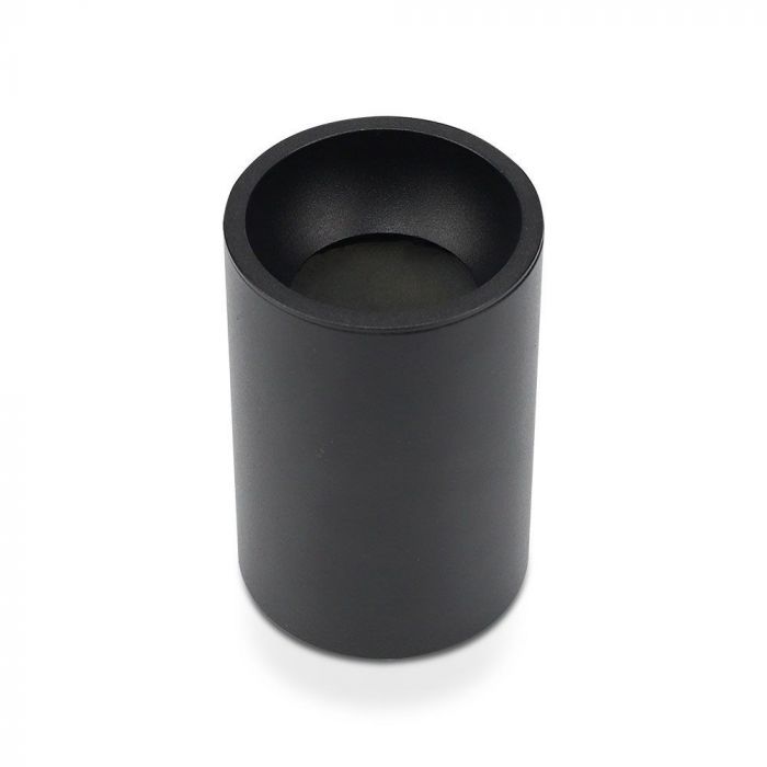 CIL INTERIOR PLAFONIERA 1xGU10 ROTUNDA DxH:70x107mm NEAGRA VT