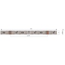 ARX BANDA LED XFILL 14,4W/M 24V RGB IP20  5M