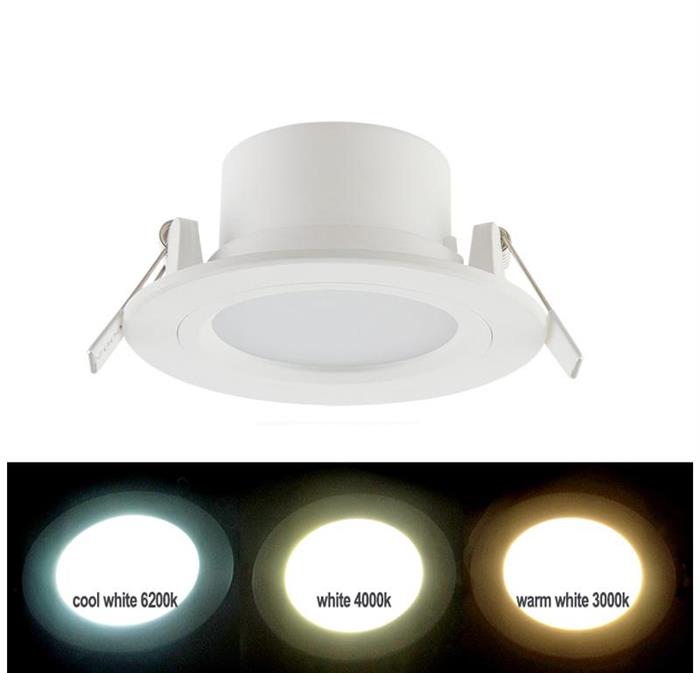 DOWNLIGHT CU LED 4000K 6W 450 lm IP54 ROTUND D=100x45mm