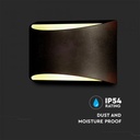 SPOT PERETE 10W BLACK 4000K 8684 VT-815