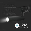 CIL INTERIOR SINA - PROIECTOR LED 3000K 15W 1050 lm D:50x200x50mm NEGRU VT