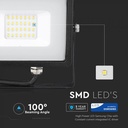 PROIECTOR CU LED 20W 6400K 1600 lm IP65 NEGRU