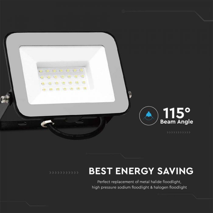 PROIECTOR CU LED 30W 4000K 2505 lm IP65 GRI 10021