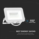 PROIECTOR CU LED 30W 6400K 2505 lm IP65 ALB