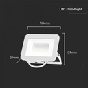 PROIECTOR CU LED 30W 6400K 2505 lm IP65 ALB