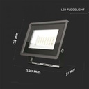 PROIECTOR CU LED 30W 6400K 2510 lm IP65 NEGRU