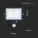 PROIECTOR CU LED SENZOR 20W 6400K 1600 lm IP65