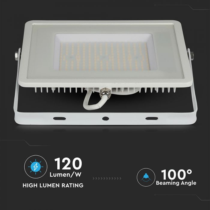 PROIECTOR CU LED_100W 4000K 12000 lm IP65 ALB