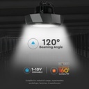 CIL HIGHBAY IP65 4000K 100W 16000 lm D:260x203mm NEGRU VT