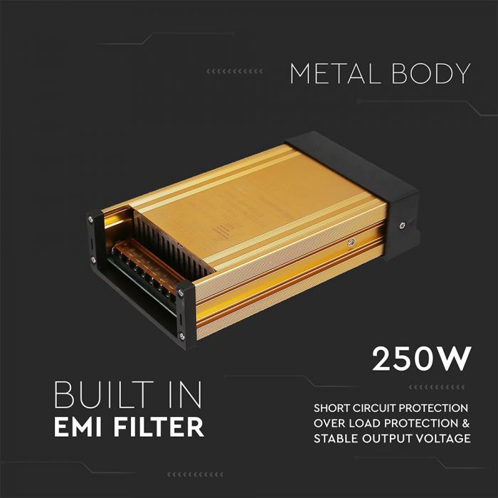 LED TRANSF 12V_250W IP45