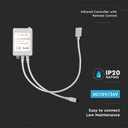 LED CONTROLLER RGB+WHITE 12/24V 10A IR
