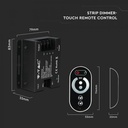 LED DIMMER 12/24V 3CHx6A TOUCH MONOCOLR