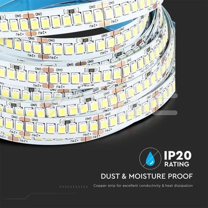 LED BANDA 24V IP20 3000K 18W 2430 lm/m (5ml/rola)