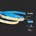 LED BANDA 24V IP20 6400K 10W 800lm/m (5ml/rola)