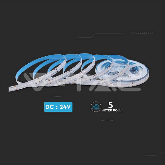 LED BANDA 24V IP20 RGB 11W COB LED (5ml/rola)
