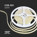 LED BANDA 24V IP65 3000K 10W 840 lm/m LED COB (5ml/rola) (IP67) 23138