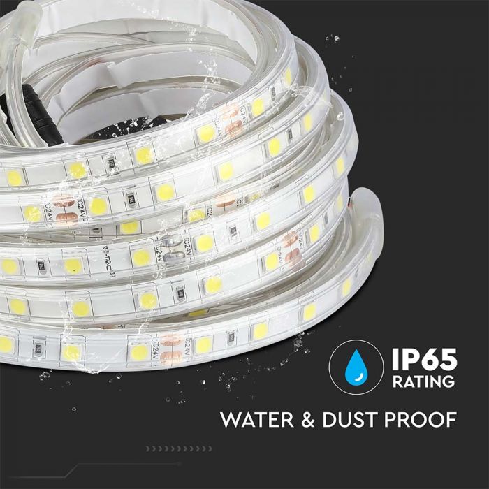LED BANDA 24V IP65 4000K 9W 830 lm/m (10ml/rola)