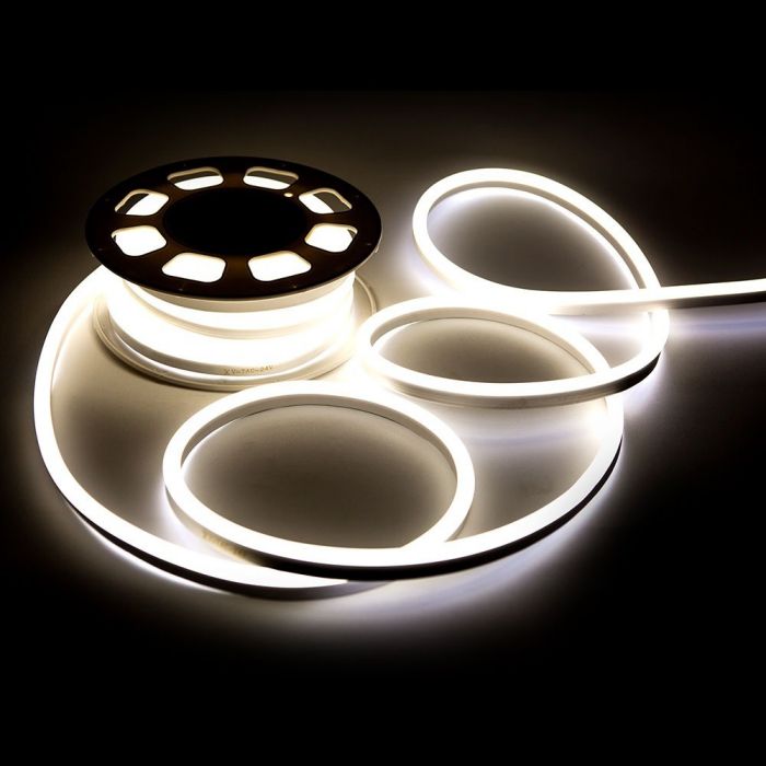 LED BANDA 24V IP65 4500K 8W 320 lm/m NEON FLEX (10ml/rola)
