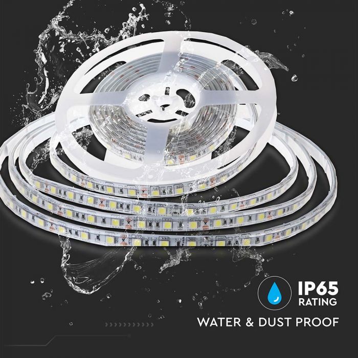 LED BANDA 24V IP65 6500K 7.2W 750 lm/m (10ml/rola)