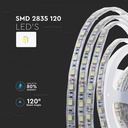 LED BANDA 24V IP65 6500K 7.2W 750 lm/m (10ml/rola)