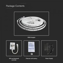 LED BANDA 24V IP65 KIT  RGB 13W (5ml/rola) 23146