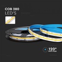 LED BANDA COB 24V 6500K 10W 280 LED-uri 5m IP20 212654