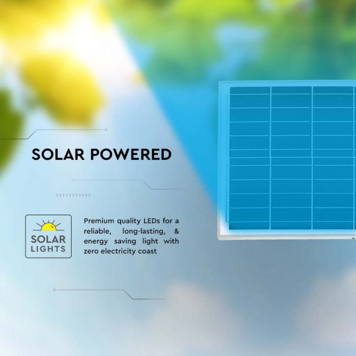 CORP ILUM LED 18W SOLAR 3 IN 1 IP65 6500 VT-120018