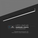 LAMPA LINIARA 40W 3270 LM 4000K SUSP. NEGRU 1200x35x67 MM 21374 VT-7-40-N
