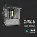 CIL ARH APLICA 3000K 12W 1100 lm PATRATA GRI 2-WAY IP65 VT
