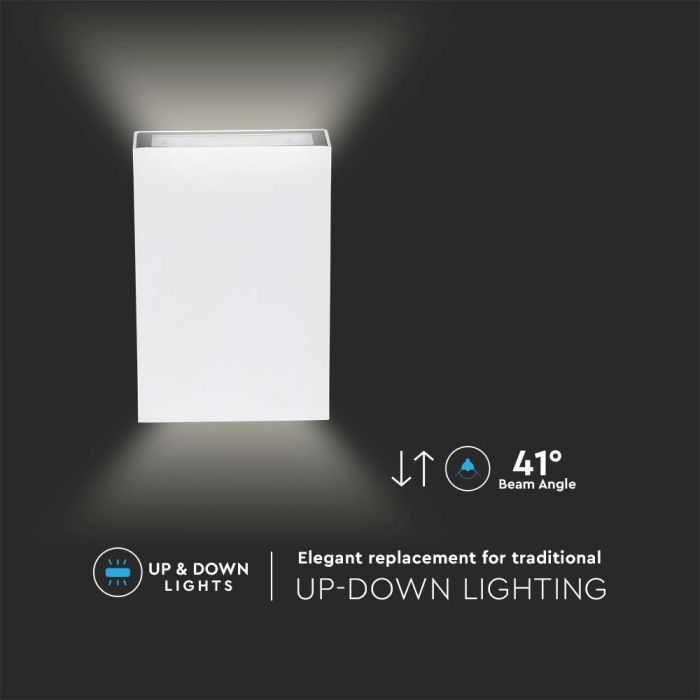 CIL ARH APLICA 3000K 4W 150 lm ALBA 2-WAY D:83x123x30mm IP65 VT