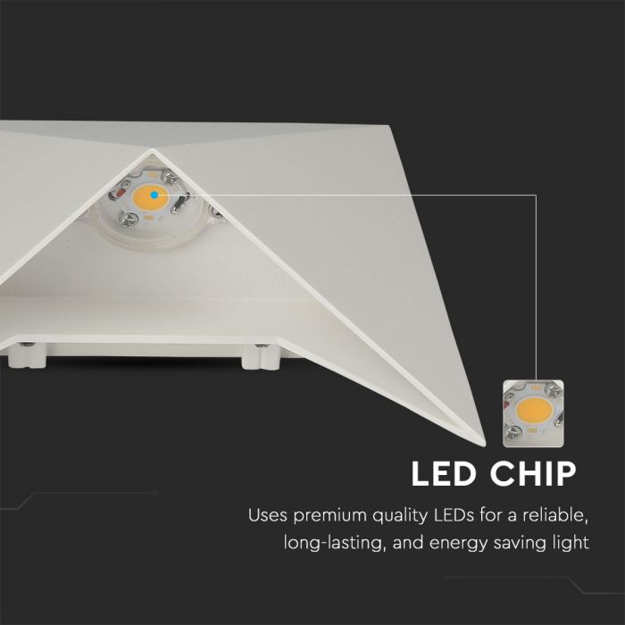 CIL ARH APLICA 3000K 5W 568 lm ALBA 1-WAY D:170x170x75mm IP65 VT