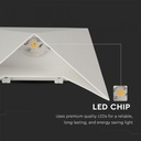 CIL ARH APLICA 3000K 5W 568 lm ALBA 1-WAY D:170x170x75mm IP65 VT