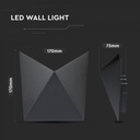 CIL ARH APLICA 3000K 5W 568 lm NEAGRA 1-WAY D:170x170x75mm IP65 VT