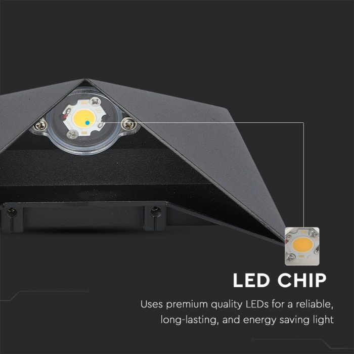 CIL ARH APLICA 3000K 5W 568 lm NEAGRA 1-WAY D:170x170x75mm IP65 VT