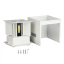 CIL ARH APLICA 3000K 6W 660 lm PATRATA ALBA 2-WAY IP65 VT