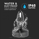 CIL ARH APLICA 3000K 7W 770 lm ROTUNDA NEAGRA 2-WAY IP65 VT