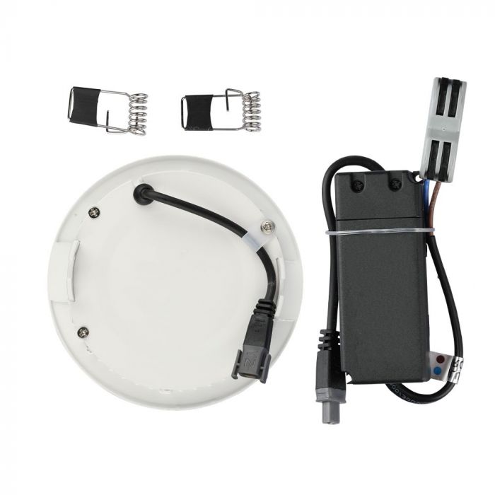 DOWNLIGHT CU LED 3000K 12W 1000 lm IP20 ROTUND D=170x12mm VT