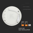 DOWNLIGHT CU LED 3000K 6W 420 lm IP20 ROTUND D=120x12mm PREMIUM VT