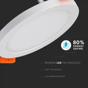 DOWNLIGHT CU LED 3000K 8W 800 lm IP20 ROTUND D=100x8mm VT