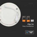 DOWNLIGHT CU LED 4000K 18W 1400 lm IP20 ROTUND D=225x12mm VT
