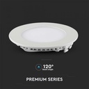 DOWNLIGHT CU LED 4000K 18W 1400 lm IP20 ROTUND D=225x12mm VT