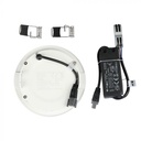 DOWNLIGHT CU LED 3000K 6W 420 lm IP20 ROTUND D=120x12mm VT