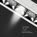 ZDOWNLIGHT CU LED 20W(5x4W) 2700K 1600 lm 210x54x47 mm ALB