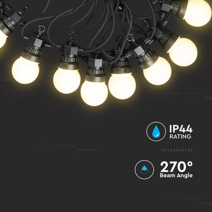 GHIRLANDA LED 10ml 20X0.5W 3000K 217439 VT-71020