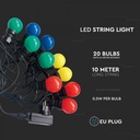 GHIRLANDA LED 10ml 20X0.5W 3000K 7438 VT-71020