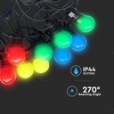 GHIRLANDA LED 10ml 20X0.5W 3000K 7438 VT-71020