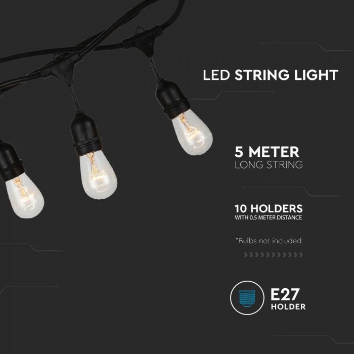 GHIRLANDA LED 5ml 10 BECURI 3698 VT-7135