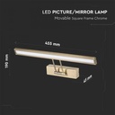 CIL INTERIOR APLICA LED 4000K 9W 350 lm TABLOU/OGLINDA BRONZ